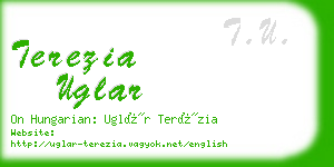 terezia uglar business card